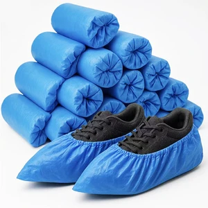 good quality thickness disposable CPE overshoe plastic boots cover protective shoe cover for industry factory