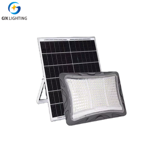 100W LED Solar Flood Light IP65 Motion Sensor ABS Lamp Body Remote Control 6000K Daylight Outdoor Garden Lighting