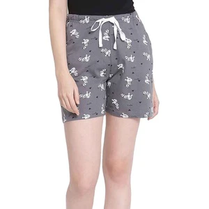 Classic Relaxed Fit Breathable Cotton Blend Summer Casual Wear Daily Comfort Bottoms Women Casual Short