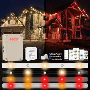 Outdoor Arch Roof Lighting Rgbw Multicolor Permanent Decoration for Smart Home Decorative Led Christmas Lights Dot Pixel Led