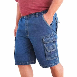 Hot Sale Men's Breathable Lace Decorated High Quality Eco-Friendly Quick Dry Casual Denim Shorts with Custom Logo Wholesale Rate