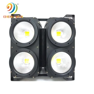 4 Head 4x100W COB Blinder Light 400W LED Stage Lighting for Audience Warm White and White Concert Effect