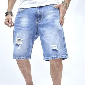 Vintage Breathable Canvas Men's Cotton Custom-Made Men's Denim Shorts