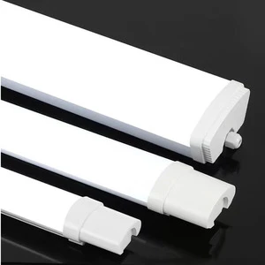 LED Tri-Proof IP65 Outdoor Waterproof Moisture-Proof PC Linear Light for Factories Cold Storage Bathrooms Engineering Lighting