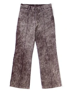 High Quality Custom Denim Jeans Vintage Wash Wide Leg Fit Streetwear Hiphop Y2K OEM ODM Cotton Breathable Men's Denim Jeans
