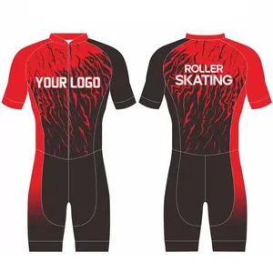 Custom Roller Speed Skating Suit Running Jumpsuit Track and Field Uniform Triathlon Rowing Unisuits Cycling Jumpsuit for Adult