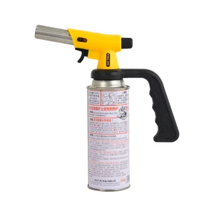 KLL 8829DS Stainless Steel +brass Portable Multifunctional Butane Gas Blow Torch For Various Heating Applications With Handle