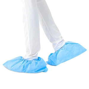 Haixin Shoe Covers Automatic Shoe Cover Non slip Overshoes Disposable pp Pe Safety Shoe Cover Medical Consumables Overshoes