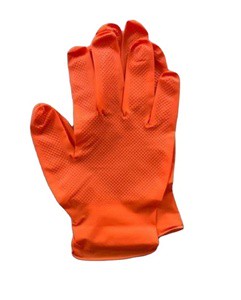 Industrial Grade Diamond Grip Nitrile Glovees CE Standard Disposable Heavy Duty Glovees Thick Nitrile