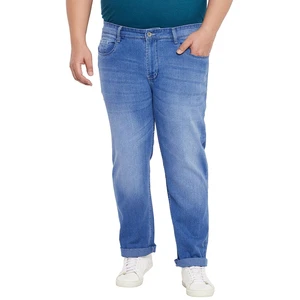 Men High Waist Adult Size Plus Size Jean / Competitive Price Factory Made Plus Size Men Jean for Sale Customized Serviced