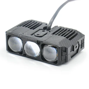 Three Lens LED Grille Light Car Exterior Auxiliary Lighting Auto Auxiliary Lights