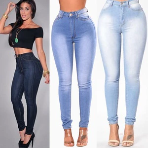 Ins Style Hip Lifting Slimming Jeans for Women With Peach Hips European and American Style High Waist Jeans for Women