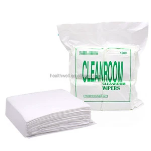Disposable 6x6inch 56gsm Industrial Cleaning Non Woven Cleanroom Wipe Cloth Lint Free Safety Product