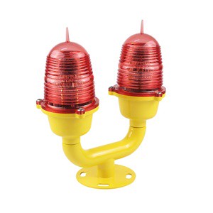 Shock Resistant Signal Tower Double Aviation Obstruction Lights/aviation Obstacle Lights /aircraft Warning Lights On Towers