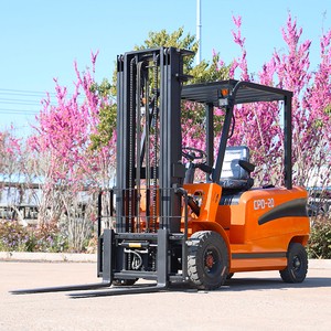 Best Selling 2 Ton Electric Forklift Truck With 6h Battery Life 3-6m Lifting Height Farm Warehouses Compact Electric Forklift
