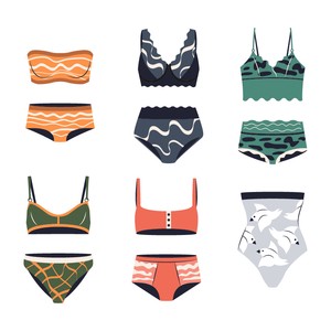 Custom Low Moq Swimwear Wholesale Suppliers ODM OEM Quick Dry Stretch Bikini With Eco Spandex Fabric