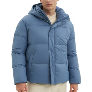 Men's Casual Summer Hooded Thin Long Waterproof Breathable Quick Dry Embossed Cotton Zipper Jacket