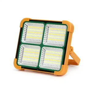 Cheap High-power Ultra Bright Rechargeable Solar Flood Light IP66 Waterproof USB Charging Emergency Light With 264 LED