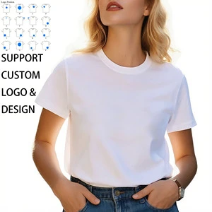 Wholesale Short-Sleeved Women's Fashion T-Shirt Solid Pattern Round Neck Plus Size Clothing Wholesale Women's Clothing