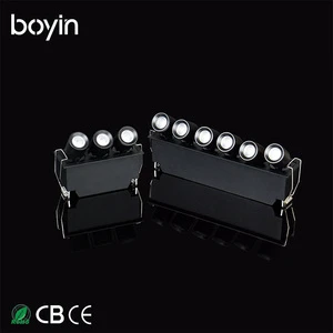 Modern Home Decoration Embedded Anti-Glare Linear Light Multi-Head Square Spotlight Strip Grille LED Linear Light Aluminum Body