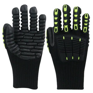 Wear-Resistant Safety Gloves Anti-Vibration Shock Absorption Stab-Resistant Features Special Rescue Protection for Coal Mining