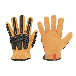 High Performance Safety Gloves Heavy Duty Welding Construction Strong Grip Heat Resistant 12INCH Powder-Free Leather Protective