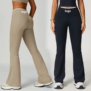 Butt Lift Gym Leggings De Yoga Flare Leggings Set Workout Casual Wide Leg Yoga Pants Flare Women's Butt Lifting Flare Leggings