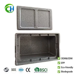 Custom Logo 42L Eco-Friendly Waterproof Lightweight EPP Foam Insulated Box For Food Cooling Transport & Protective Storage