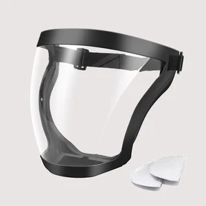 Transparent Full-Face PC Face Shield with Anti-Fog Filters Splash-Proof and Windproof Eye Protection