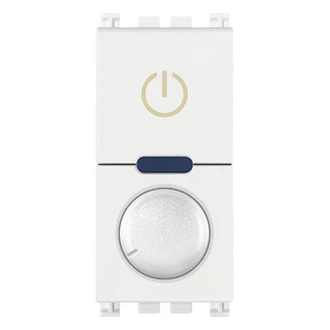Rotary Dimmer 230V Universal White With Power Indicator And Knob Control For Lighting
