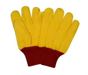 Wholesale Heavy Weigh Comfortable Hand Construction Safety Work Yellow Hand Protective Gloves Work Gloves
