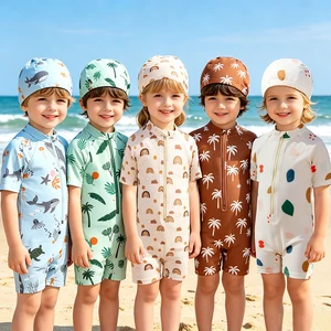 Kids Boys Swimwear One Piece Swimsuit Children Girls Swimwear Toddler Swimsuits Wholesale
