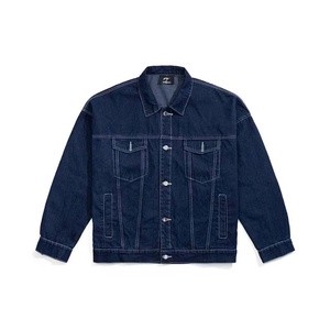 Front/back Logo Position Denim Jacket Woven Denim jacket Washed OEM service Vietnam Men's Jackets