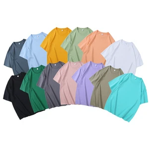 Plus Size 3XL T Shirt Custom T Shirt Printing Blank T-shirts Unisex Plain 100% Cotton Women's T-shirts