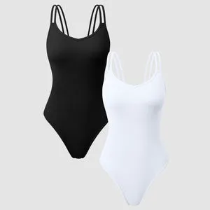 High Quality Women's Camisole Style Tight Fitting Soft Sports Yoga Four-Way Stretch Active Spandex/Nylon V-neck Vest