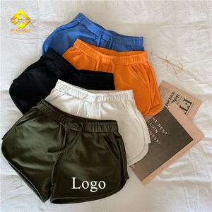 S-5XL Plus Size Women Shorts Custom Summer Cheap Jogger Biker Shorts Drawstring Women Sweater Shorts