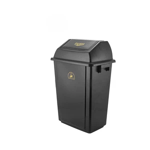 Conductive Waste Bin and ESD Bin for Industry /Antistatic and Cleanroom Dustbin/ Cleanroom Workshop ESD Dustbin with Lid