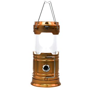 Multi-Functional LED Solar Waterproof Camping Lantern Outdoor Lighting Solution with 10 Hours Lifetime ABS Material for Fishing