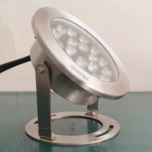 Complete Stainless Steel IP68 Waterproof RGB 12V 18W LED Fountain Lights Underwater