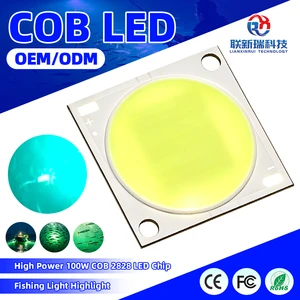 High Power 100W COB LED Chip 2828 COB LED Diode Highlight For Fishing Light