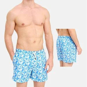 Mens Custom Print Swim Trunks Quick Dry Anti-Bacterial Waterproof Beach Shorts OEM Wholesale Swimwear Custom Brand