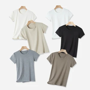 OEM Service Custom Graphic t Shirt Printing Cotton Plus Size Women's T-shirts Custom logo O Neck Summer Luxury T Shirt Women