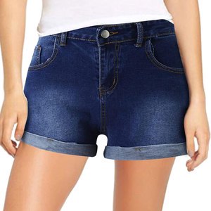 High Quality Plus Size Women's 100% Cotton Denim Shorts Custom Logo New Style Hot Beach for Wash Breathable