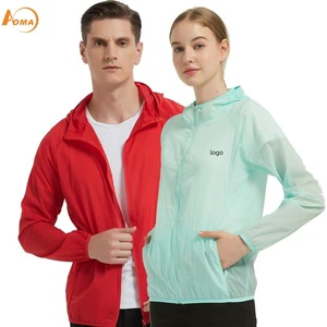 Aoyema Custom Summer New Outdoor Riding Lightweight Sunscreen Clothing Men's Women's Plus Size Sun Protective Clothing
