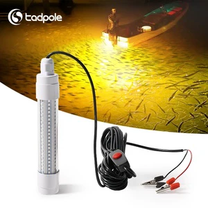 Waterproof Fishing Light Highlight LED Underwater Fishing Lamp Lure High Brightness Fish Finder Lamp Green/white/blue/warm White