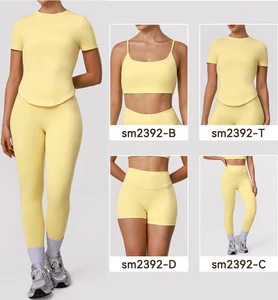 High Quality Gym Fitness Sets Workout Outfits Stretchy Women Fitness Clothes Yoga Set