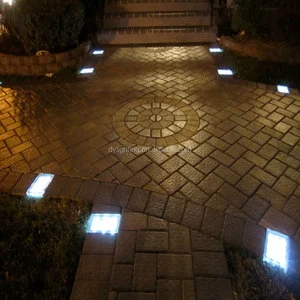 12V LED Wall Light Solar Paver Lights Outdoor IP67 Rating Garden Landscape Brick Lighting Fixture