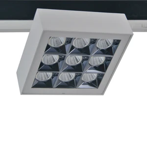 RONSE Multi Spot Shapes Square Spot Track Light Aluminum Led Focus Spotlight 40w Adjustable Museum Track Led Light