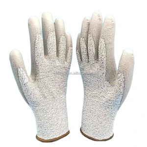 Pu Coated Safety Work Cut Resistant Gloves Level 5 Cut-resistant Gloves