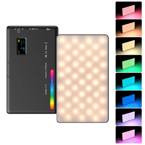 RGB Photo Video Light 16 Colors Video Lamp for Phone with Remote Camera Studio Camera Light Led USB Charge